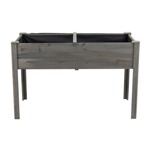 Elevated Rectangular Raised Garden Bed with Drainage Holes
