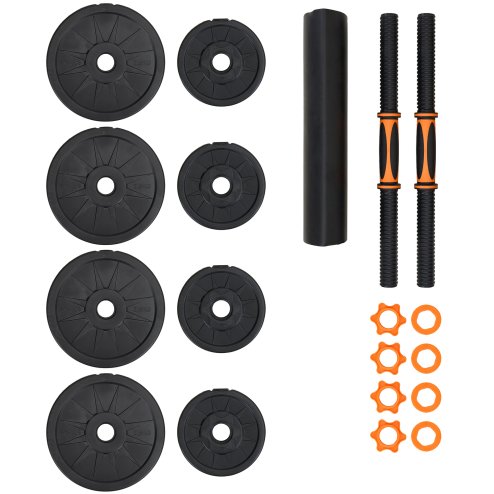 Adjustable 2-in-1 Dumbbell & Barbell Set