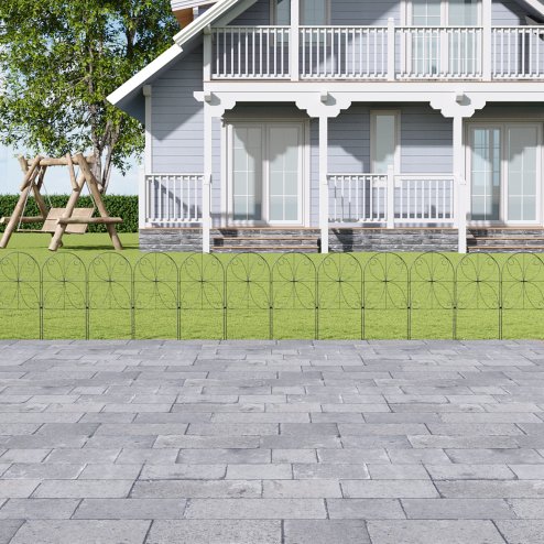 10Pcs Decorative Garden Fence Panels