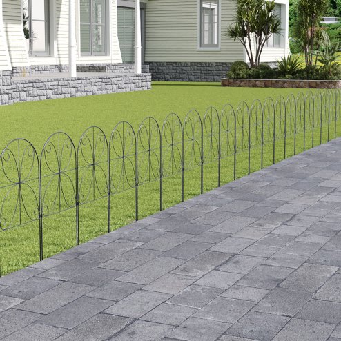 10Pcs Decorative Garden Fence Panels