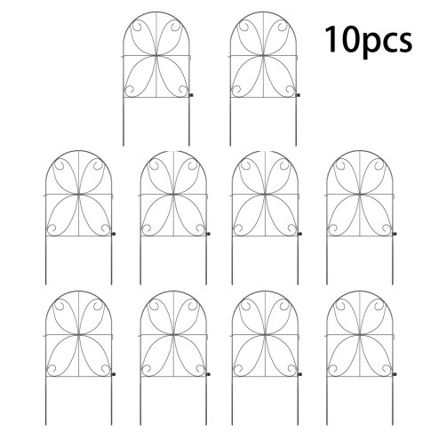 10Pcs Decorative Garden Fence Panels