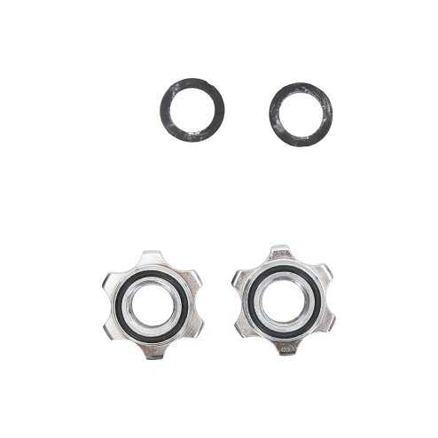3-Piece Detachable Barbell Bar with Spring Clips