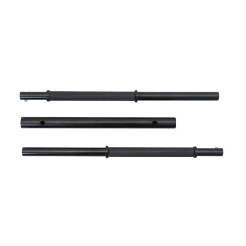 3-Piece Detachable Barbell Bar with Spring Clips