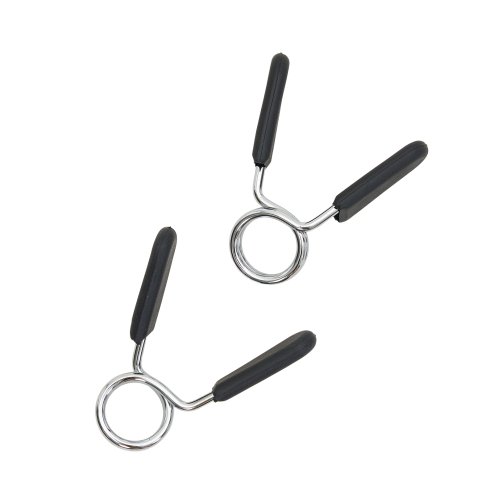 3-Piece Detachable Barbell Bar with Spring Clips