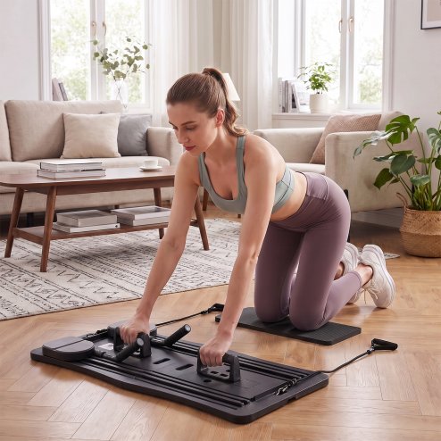 Multifunctional Foldable Pilates Reformer Board Home Fitness