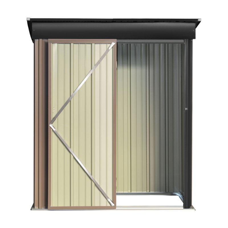 3.08x5.24 FT Outdoor Metal Garden Storage Shed