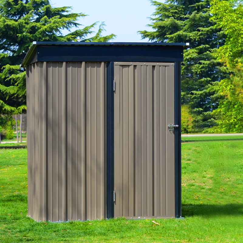 3.08x5.24 FT Outdoor Metal Garden Storage Shed