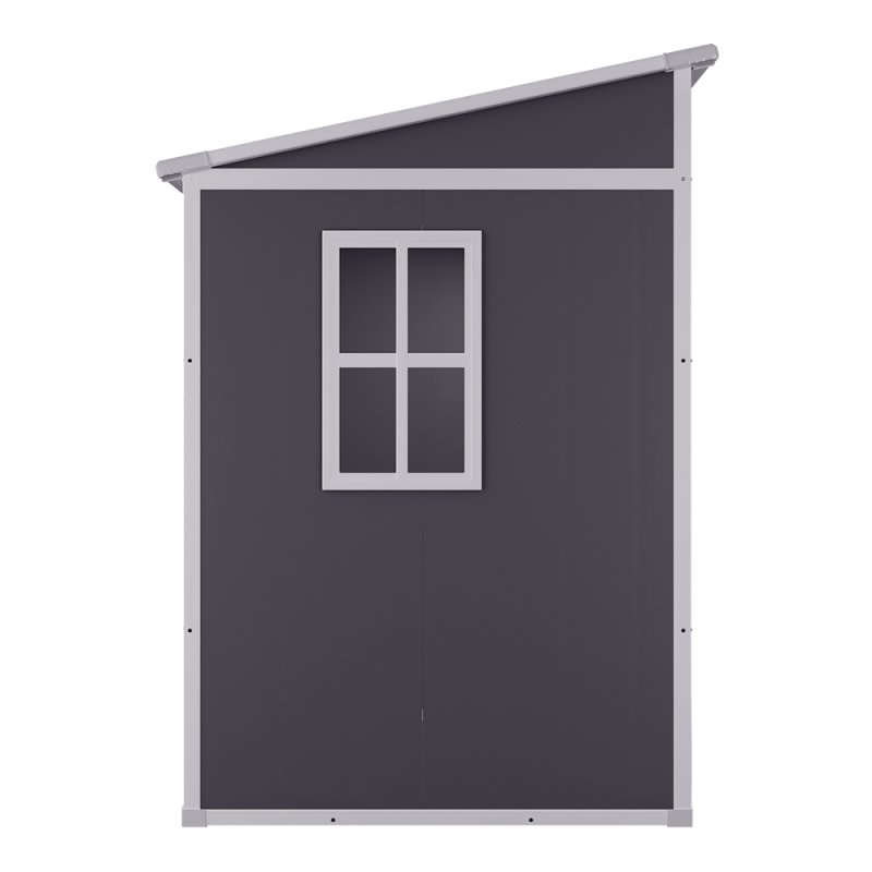 Living and Home 6x4FT Outdoor Plastic Garden Storage Shed
