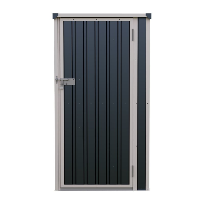 2.95 x 2.95FT Metal Pent Roof Garden Tool Storage Shed