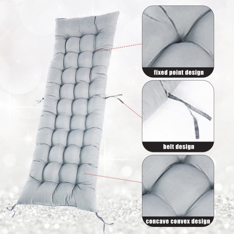 Living and Home Non-slip Sun Lounger Cushion for Garden Patio