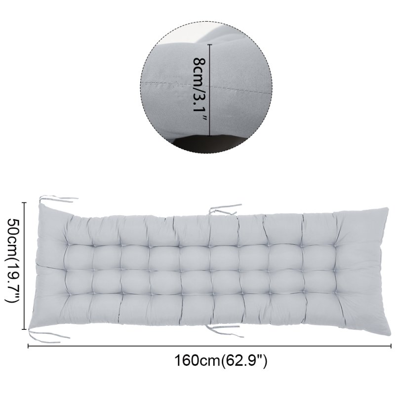 Living and Home Non-slip Sun Lounger Cushion for Garden Patio