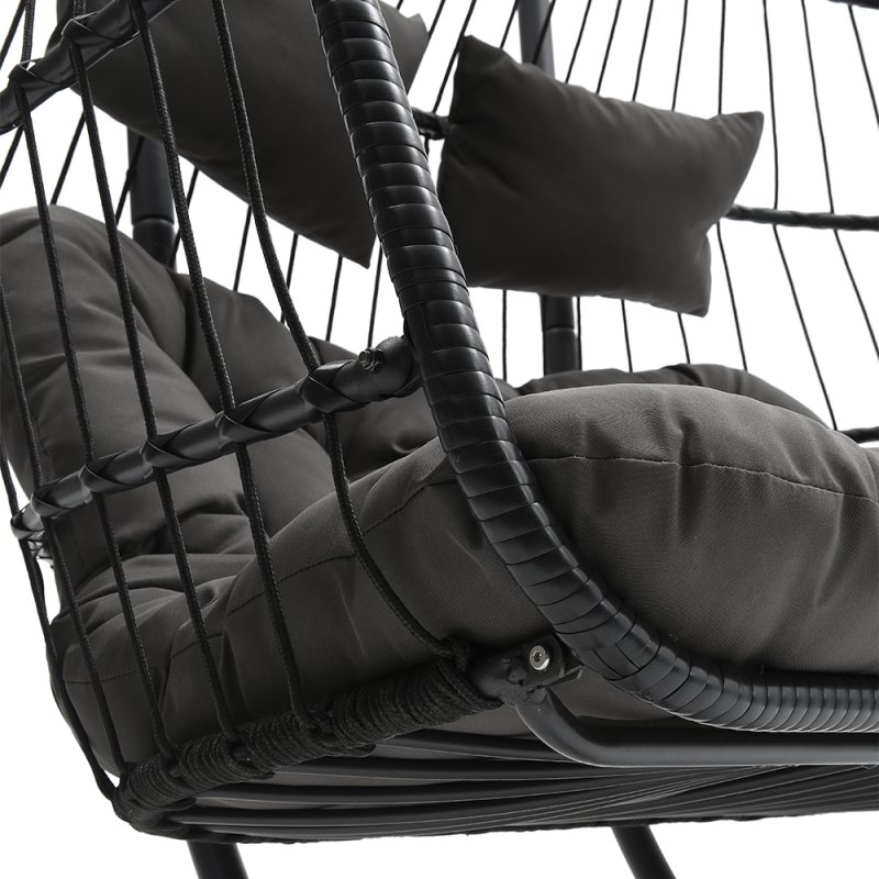 Outdoor Hanging 2-Seater Egg Chair