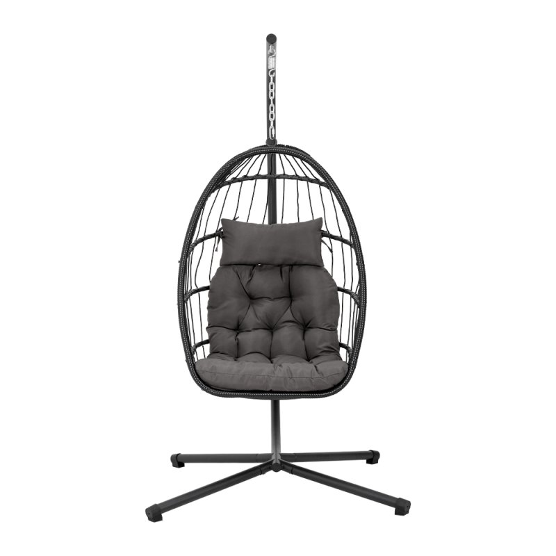Hanging Chair with Stand and Cushion