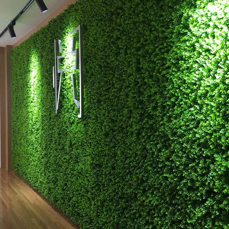 Living and Home 6Pcs Decorative Artificial Grass Hedge Panels 40x60cm