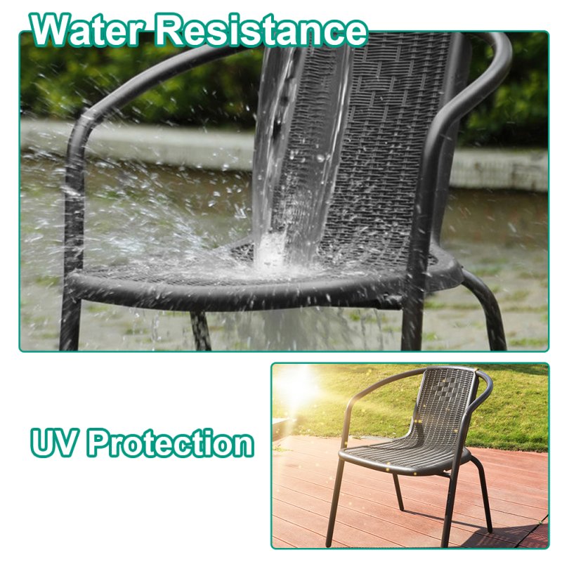 7PCS Garden Patio Dining Table&Chairs Set Outdoor Sturdy Furniture Set