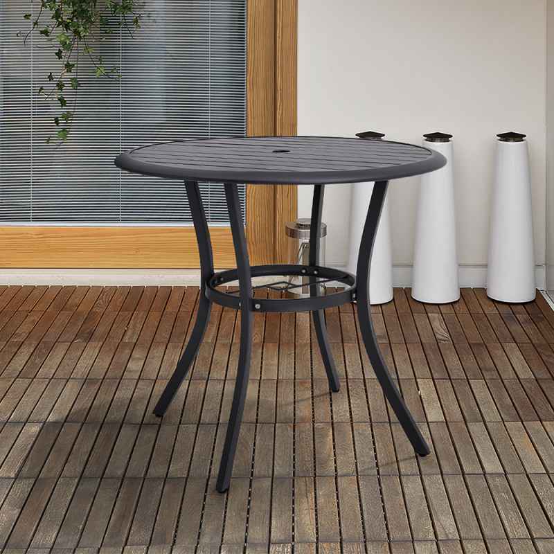 Garden Metal Slatted Coffee Table Multi Size