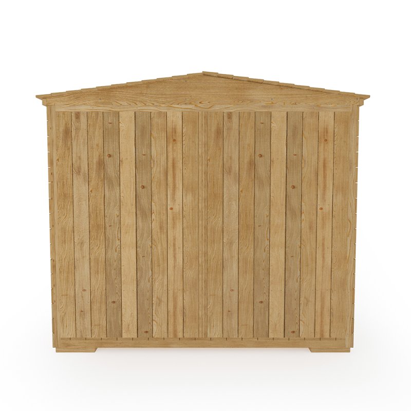 Living and Home Outdoor Wooden Garden Storage Tool Shed Cabinet