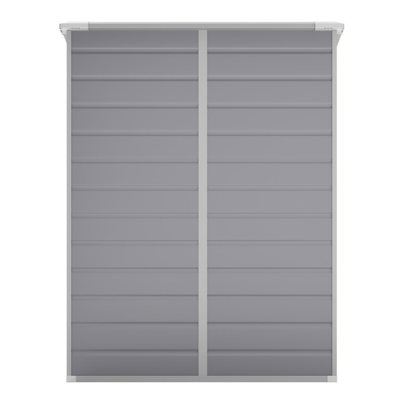 Living and Home 5 x 4FT Garden Plastic Storage Shed with Lockable Door