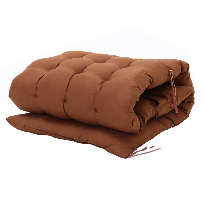 Living and Home Brown Garden Bench Cushion Non-slip Sun Lounger Cushion for Garden Patio