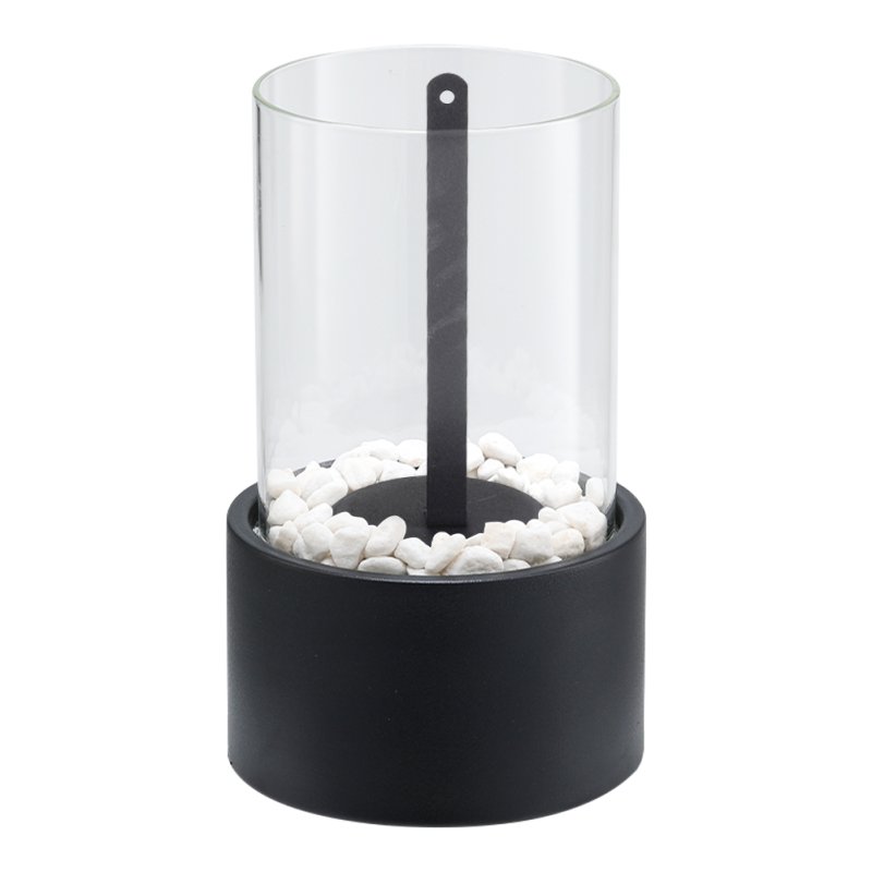 Living and Home Round Tabletop Ventless Ethanol Fireplace