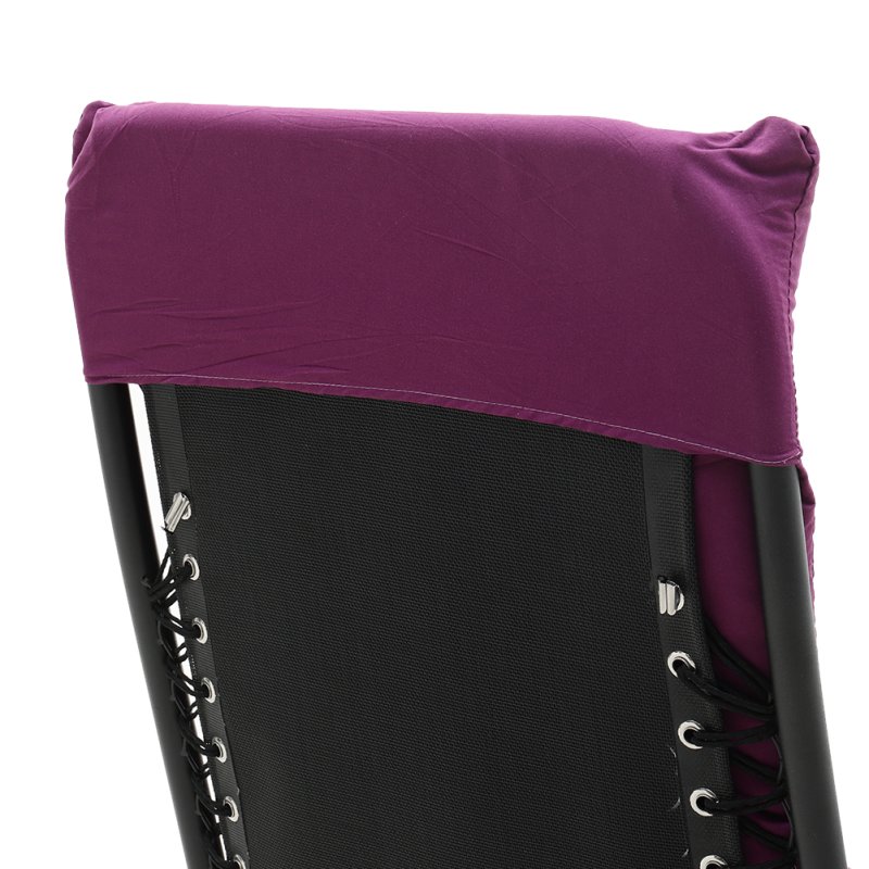 Living and Home Non-slip Sun Lounger Cushion for Garden Patio Purple, 160cm(W) x 50cm(D)