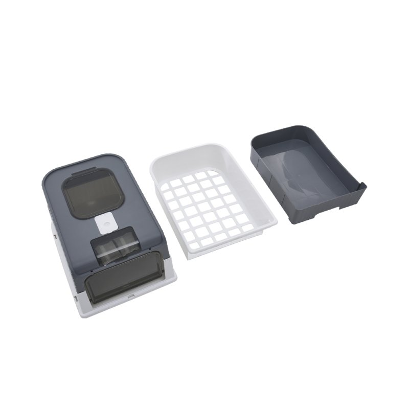 Living and Home Fully Enclosed Cat Litter Box with UV Sterilisation