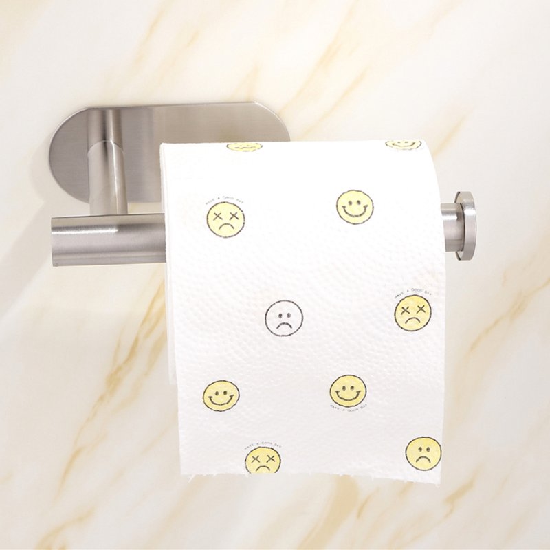 Living and Home Modern Wall Mounted Stainless Steel Toilet Paper Roll Holder for Bathroom
