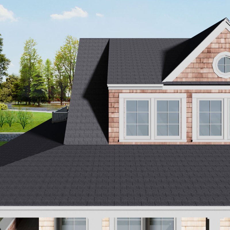 Living and Home 18Pcs/Pack 3-Tab Asphalt Shingles Rectangular Houses Shed Roofing Tiles