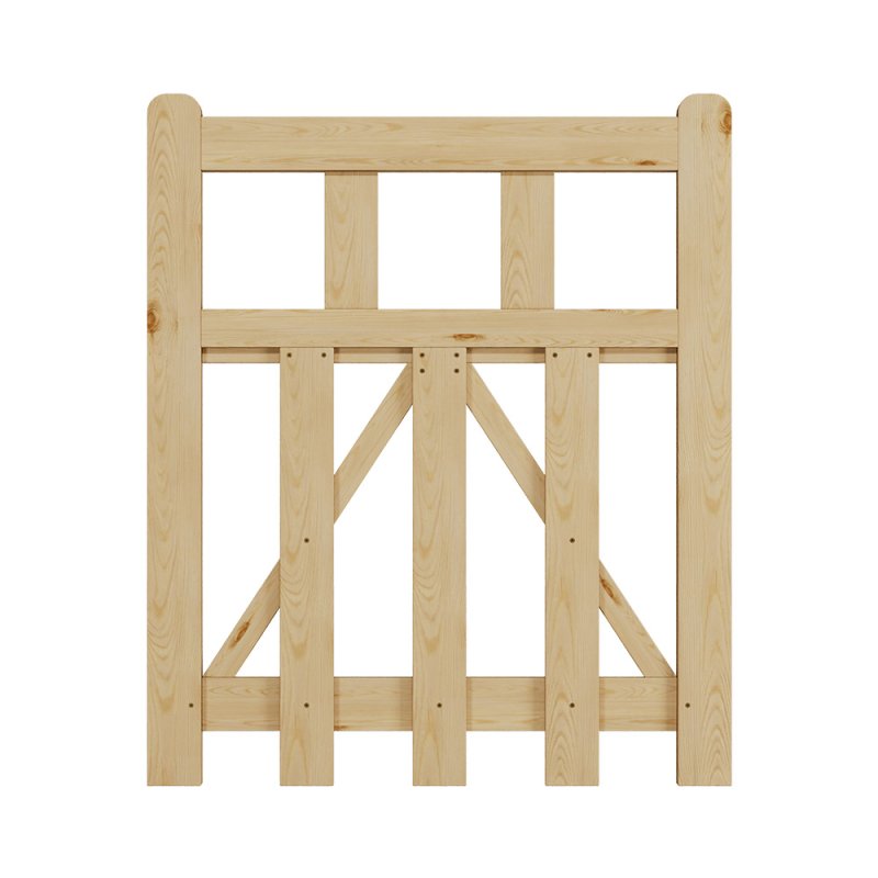 Living and Home 2.5x3ft Outdoor Wooden Garden Gate Fence Door