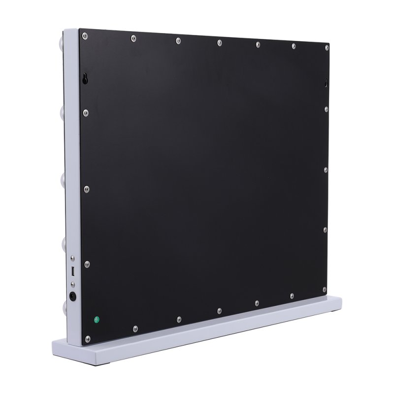 Living and Home Rectangle Tabletop Hollywood Vanity Mirror with Lights