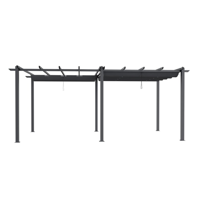 6x3M Aluminum Patio Pergola with Canopy