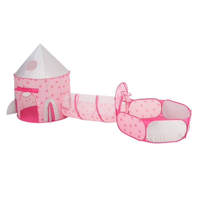 Living and Home Kids Pop-up Play Tent, Tunnel and Ball Pit Set