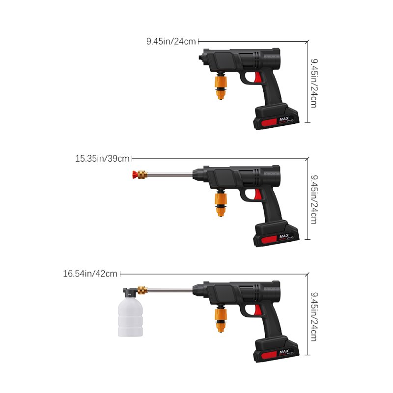 Living and Home Cordless Electric Handheld Pressure Washer Cleaner