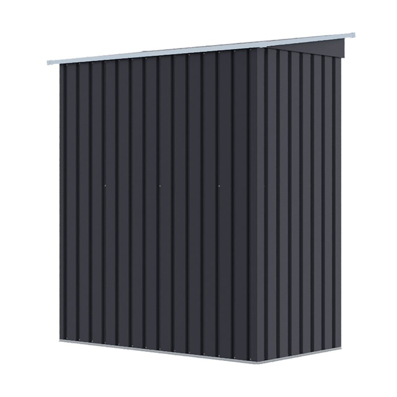 5.38 x 2.89FT Outdoor Metal Storage Shed with Lockable Door