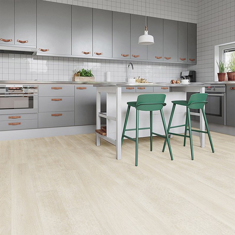 Living and Home 36pcs PVC Wooden Self-adhesive Laminate Flooring Planks for Home Decor, Light Grey