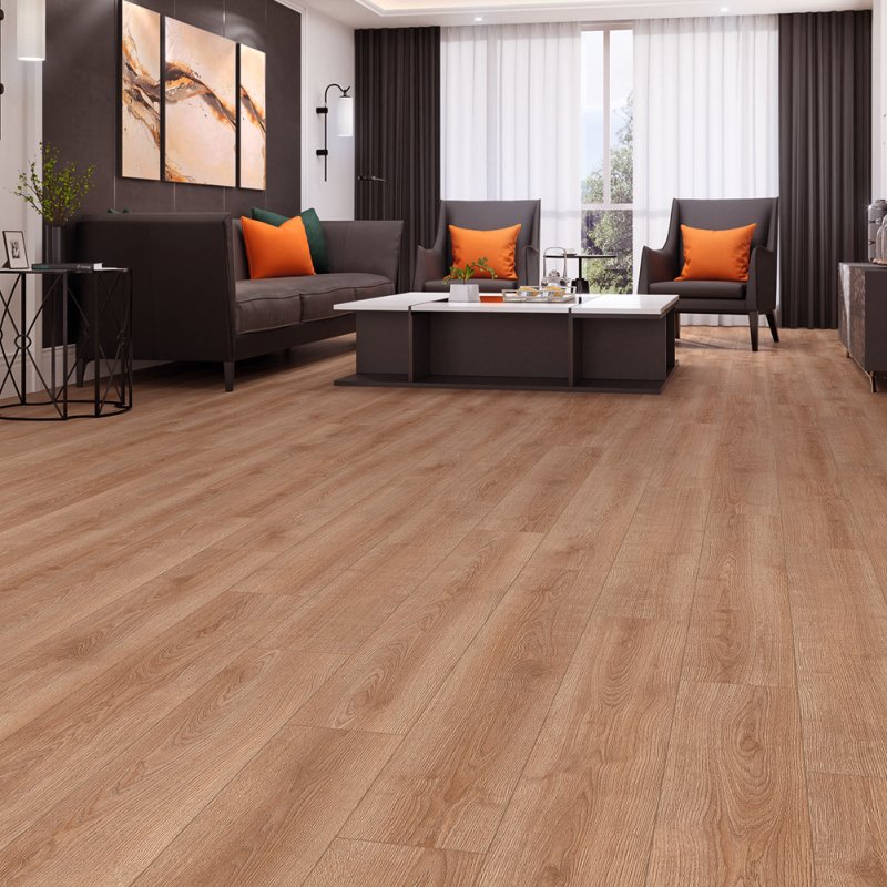 Living and Home 36pcs PVC Wooden Self-adhesive Laminate Flooring Planks for Home Decor, Brown