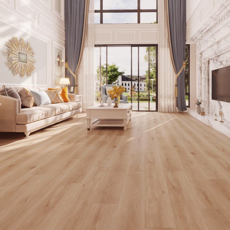 Living and Home 36pcs PVC Wooden Self-adhesive Laminate Flooring Planks for Home Decor, Brown
