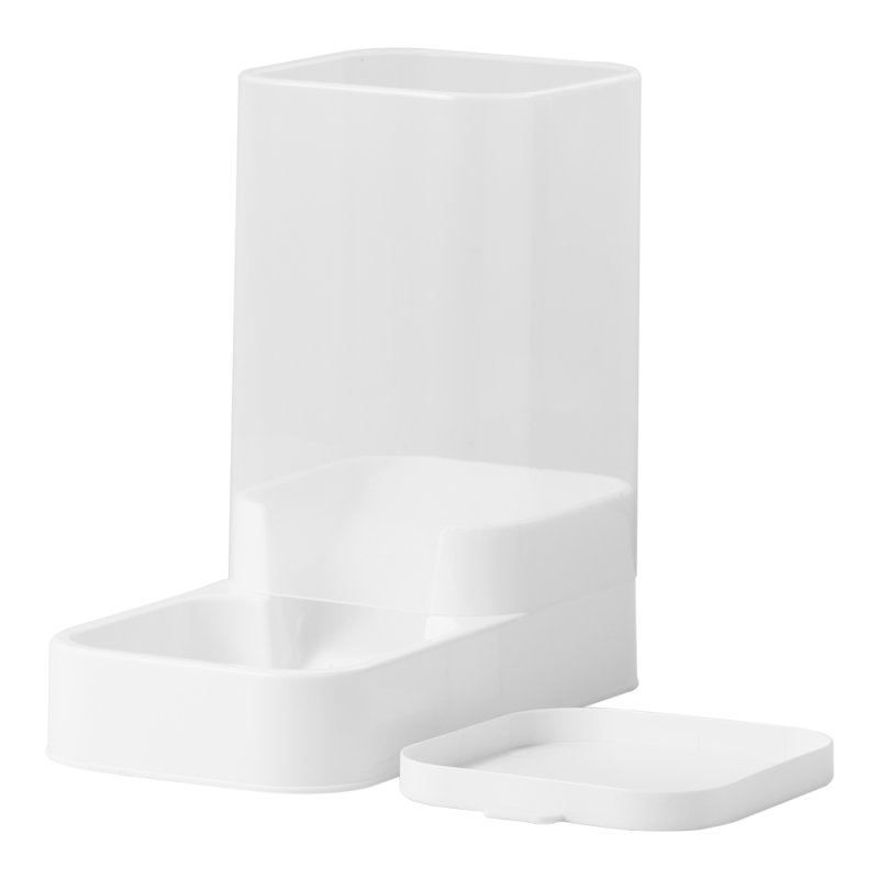 Living and Home Pet Feeder and Water Dispenser Set with Anti-Slip Base