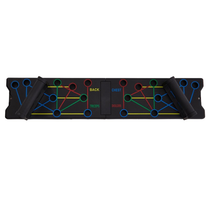 Living and Home Foldable Push-Up Board with 15 Targeted Angles