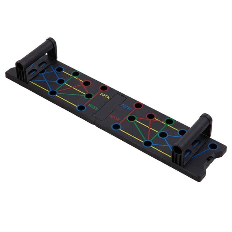 Living and Home Foldable Push-Up Board with 15 Targeted Angles