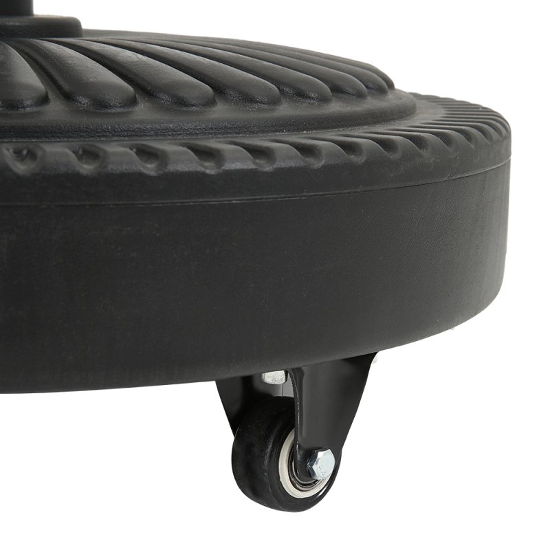Living and Home 25KG Outdoor Concrete-Filled Patio Umbrella Base with Wheels