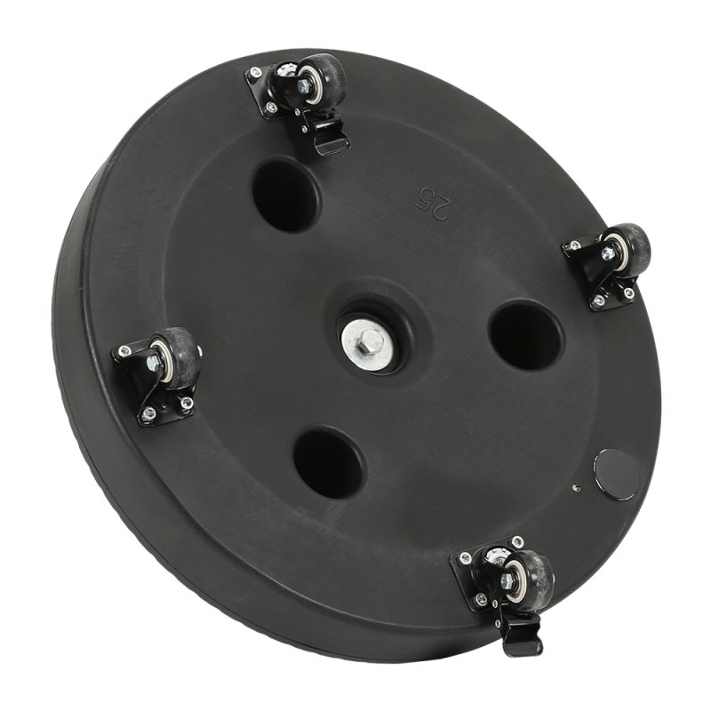 Living and Home 25KG Outdoor Concrete-Filled Patio Umbrella Base with Wheels