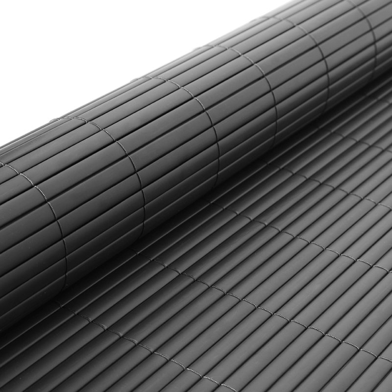 Living and Home 300x180cm PVC Garden Fence Privacy Screening Fence Protective Screen in Dark Grey