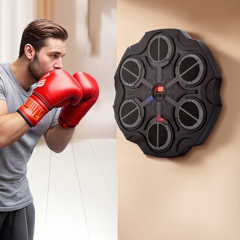 Living and Home 6-Target Music Boxing Machine with LED Light For Kids