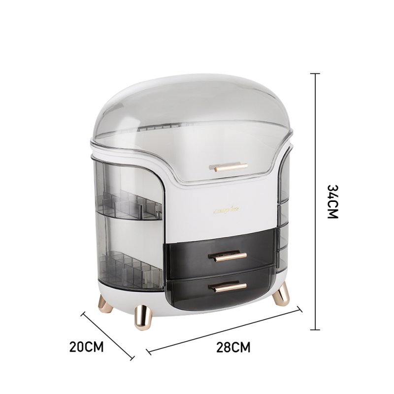 Living and Home Dustproof Cosmetic Storage Organizer Makeup Storage
