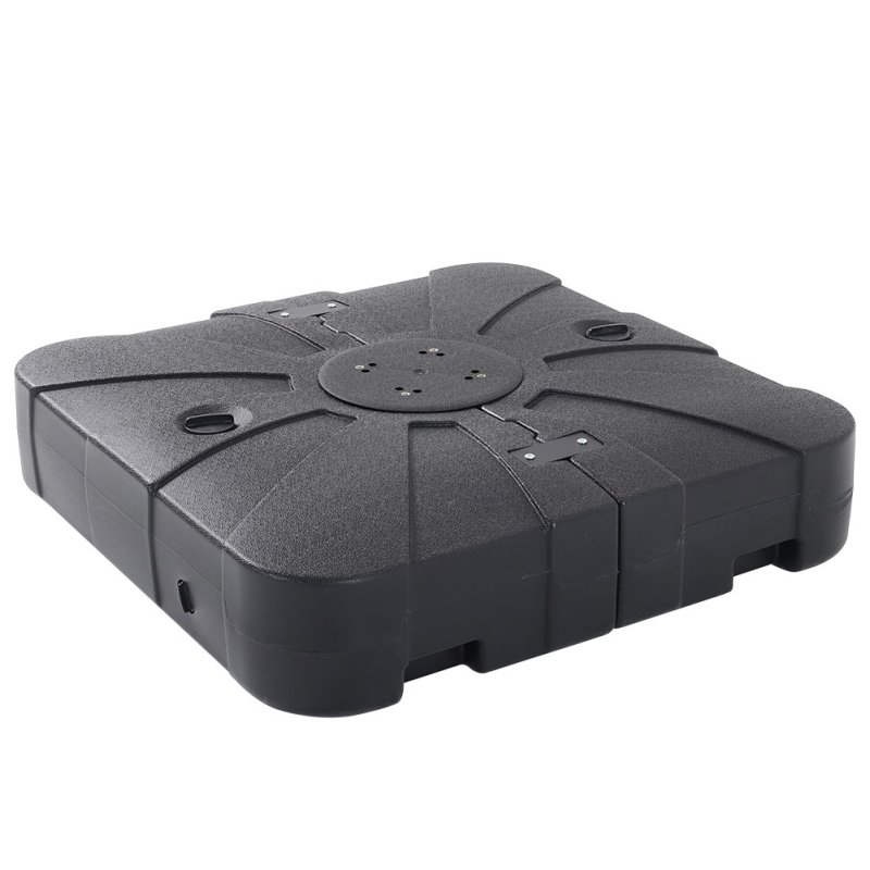 Living and Home 100L HDPE Square Plastic Outdoor Umbrella Stand Parasol Base
