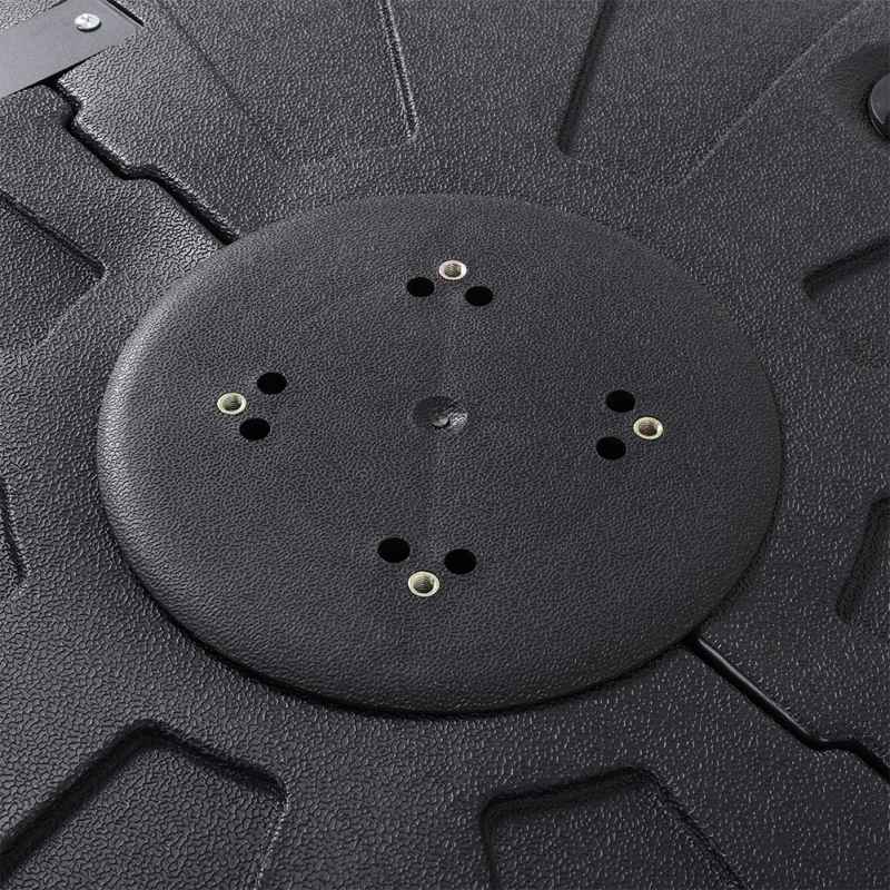 Living and Home 100L HDPE Square Plastic Outdoor Umbrella Stand Parasol Base