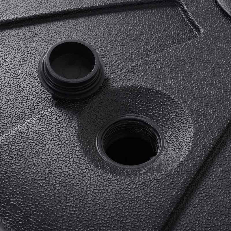 Living and Home 100L HDPE Square Plastic Outdoor Umbrella Stand Parasol Base