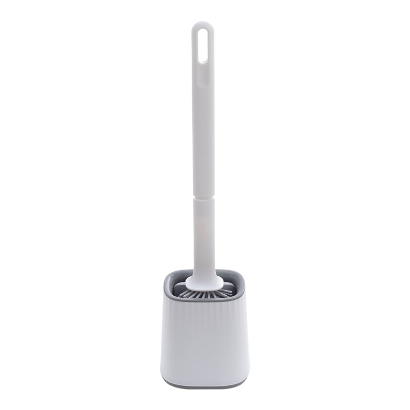 Living and Home Flexible Silicone Toilet Brush and Holder
