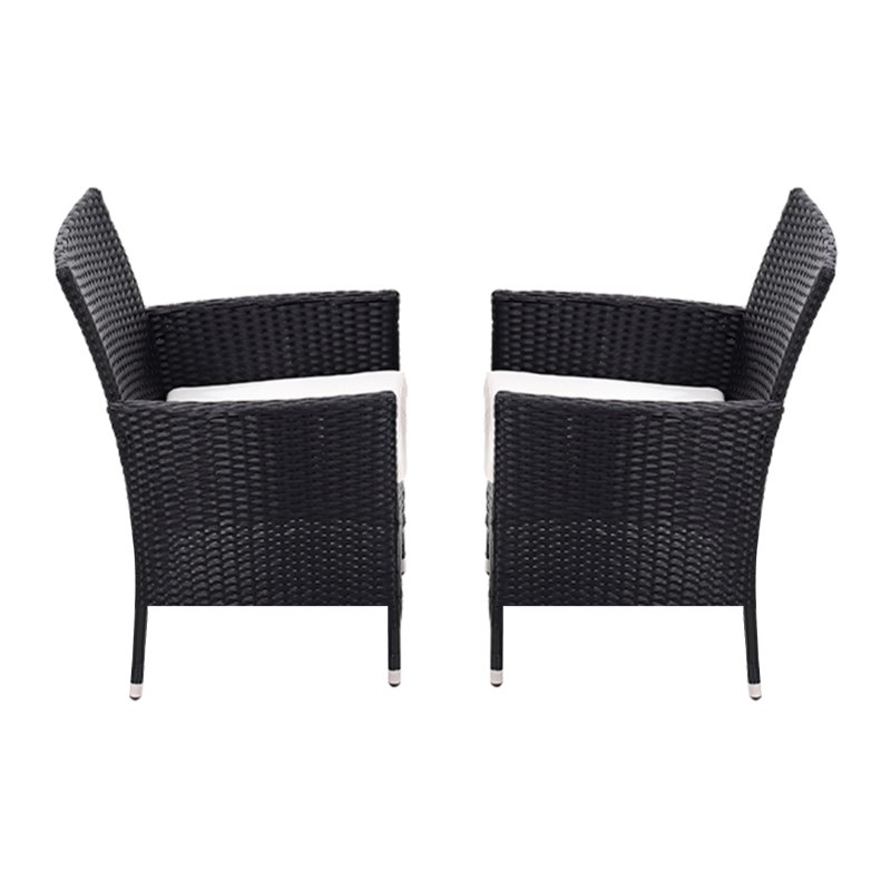 Living and Home Set of 4 Rattan Chairs Garden Furniture